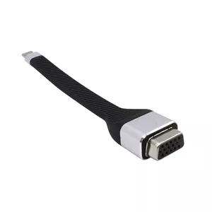 i-tec C31FLATVGA60HZ video kabeļu aksesuārs 0,11 m USB Veids-C VGA (D-Sub) Melns