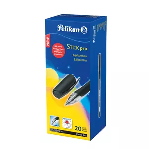 Pelikan 912303 шариковая ручка Черный Обычная шариковая ручка 20 шт
