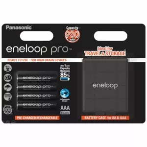 Panasonic Eneloop Pro R03/AAA 930mAh, 4 gab., blisteris + kastīte