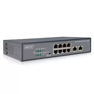 Digitus DN-95323-1 сетевой коммутатор Неуправляемый Fast Ethernet (10/100) Питание по Ethernet (PoE) Серый