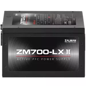 Zalman ZM700-LXII barošanas avotu vienība 700 W 20+4 pin ATX ATX Melns