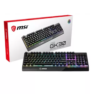 MSI Vigor GK30 клавиатура USB QWERTZ Немецкий Черный