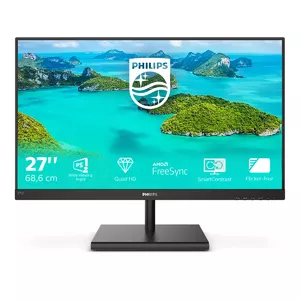 Philips E Line 275E1S/00 LED display 68,6 cm (27") 2560 x 1440 pikseļi Quad HD Melns