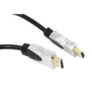 Omega OCHG54 HDMI kabelis 5 m HDMI Type A (Standard) 3 x HDMI Type A (Standard) Melns