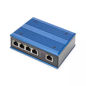 Digitus DN-651118 сетевой коммутатор Неуправляемый L2 Gigabit Ethernet (10/100/1000) Черный, Синий