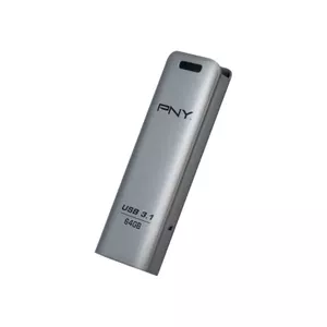 PNY FD64GESTEEL31G-EF USB zibatmiņa 64 GB 3.2 Gen 1 (3.1 Gen 1) Nerūsējošs tērauds