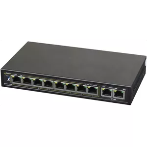 PULSAR S108 сетевой коммутатор Fast Ethernet (10/100) Питание по Ethernet (PoE) Черный