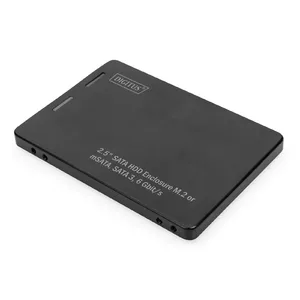 Digitus DA-71118 cieto disku uzglabāšanas sistēma SSD diska korpuss Melns 2.5"