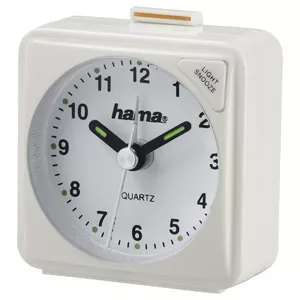 Hama A50 Quartz alarm clock White