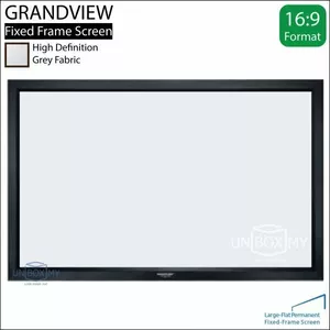 Grandview Large-Flat 16:9 Fixed Screen