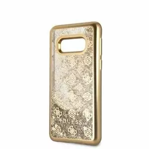 Guess Samsung Galaxy S10e Glitter 4G Peony Hard Case Gold