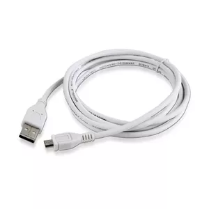 Cablexpert CCP-MUSB2-AMBM-6-W USB кабель 1,8 m USB 2.0 USB A Micro-USB B Белый