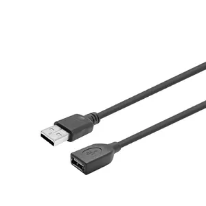 Vivolink PROUSBAAF5 USB kabelis 5 m USB 2.0 USB A Melns