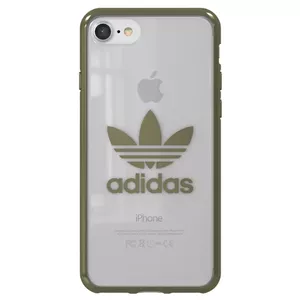 Adidas Clear Case Силиконовый чехол для Apple iPhone 7 / 8 Прозрачный - Зеленый (EU Blister)