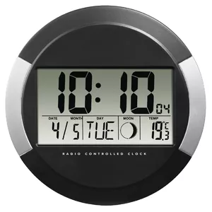 Hama PP-245 Digital clock Circle Black