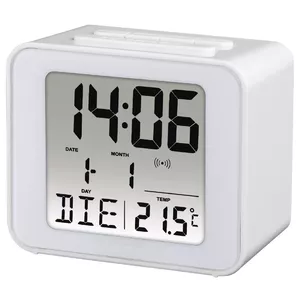 Hama Cube Digital alarm clock White