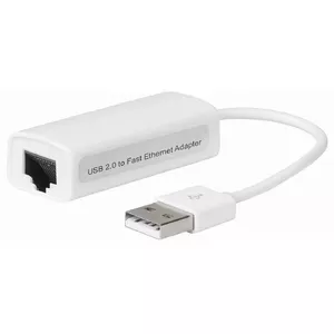 Microconnect USB2.0 to Ethernet сетевой медиа конвертор Белый