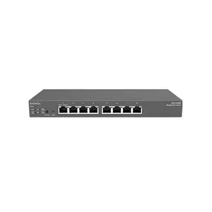 EnGenius ECS1008P сетевой коммутатор Управляемый L2 Gigabit Ethernet (10/100/1000) Питание по Ethernet (PoE) Черный
