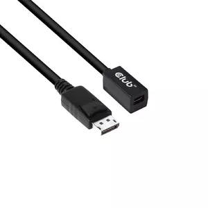 CLUB3D Mini DisplayPort 1.4 to DisplayPort Extension Cable 8K60Hz DSC 1.2 HBR3 HDR Bidirectional F/M 1m/3.28ft