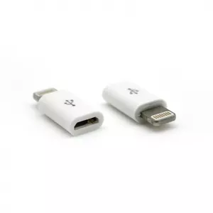 SBOX AD.MUSB-IPH5 гендерный адаптер Lighting 8 pin Micro USB Белый