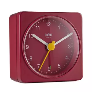 Braun BC02R alarm clock Quartz alarm clock Red