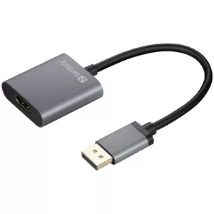 Sandberg 509-19 video kabeļu aksesuārs DisplayPort HDMI Type A (Standard) Pelēks