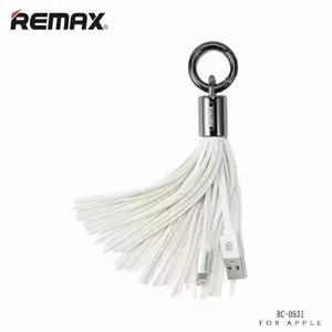 Remax universāls biksīšu gredzens Micro White Cable