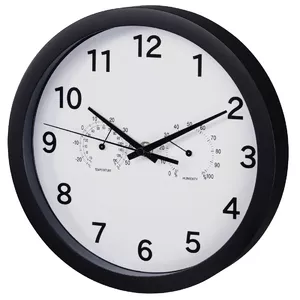 Hama Pure Plus Quartz clock Круг Черный