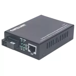 Intellinet 510547 сетевой медиа конвертор 100 Мбит/с Одномодовое волокно Черный