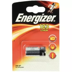 Energizer CR123 Lithium Vienreizējas lietošanas baterija Litijs
