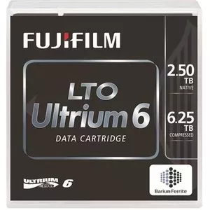 Fujifilm LTO Ultrium 6 tape Tukša datu lente 2,5 TB 1,27 cm