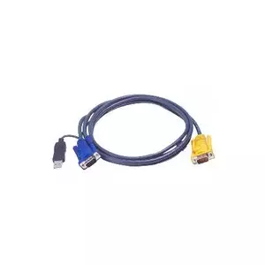 Microconnect PC99U030 VGA кабель 3 m VGA (D-Sub) VGA (D-Sub) + USB Синий