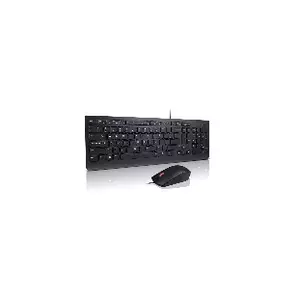 Lenovo 4X30L79922 клавиатура Мышь входит в комплектацию USB QWERTY Черный