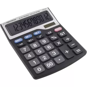 Esperanza ECL101 kalkulators Desktops Pamata kalkulators Melns