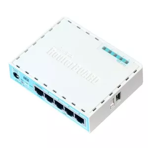 Mikrotik RB750GR3 проводной маршрутизатор Гигабитный Ethernet Бирюзовый, Белый