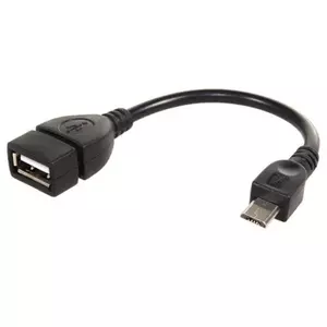 Maclean MCTV-696 USB cable 0.15 m USB 2.0 USB A Micro-USB B Black