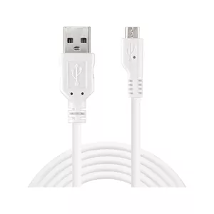 Sandberg MicroUSB Sync/Charge Cable 3m USB kabelis USB 2.0 USB A Micro-USB B Balts