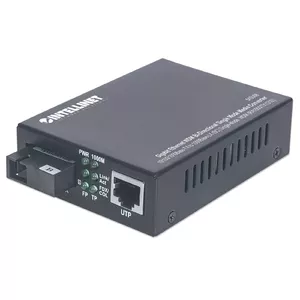 Intellinet 545068 сетевой медиа конвертор 1000 Мбит/с Одномодовое волокно Черный