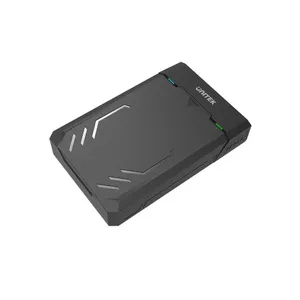 UNITEK Y-3035 cieto disku uzglabāšanas sistēma HDD/SSD korpuss Melns 2.5/3.5"