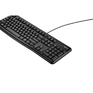 Logitech K120 Corded Keyboard клавиатура USB QWERTY Английский Черный