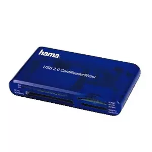 Hama USB CardReaderWriter 35in1 кардридер Синий