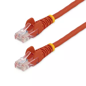 StarTech.com 45PAT1MRD tīkla kabelis Sarkans 1 m Cat5e U/UTP (UTP)