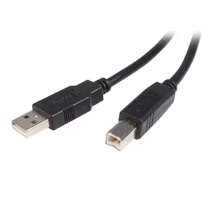 StarTech.com 2.0m USB 2.0 A-B USB kabelis 2 m USB A USB B Melns