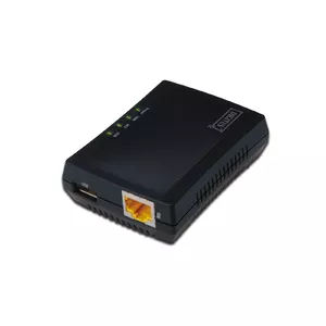 Digitus DN-13020 сервер печати ЛВС Ethernet Черный