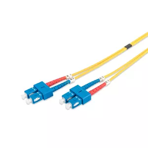 Digitus DK-2922-01 optisko šķiedru kabelis 1 m SC I-VH OS2 Dzeltens