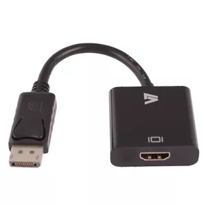 V7 CBLDPHD-1E видео кабель адаптер 0,2 m 1x 20-pin DisplayPort 1x 19-pin HDMI Черный