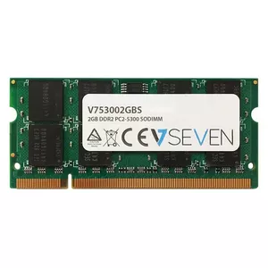 V7 V753002GBS atmiņas modulis 2 GB 1 x 2 GB DDR2 667 MHz