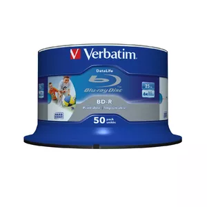 Verbatim 43812 чистые Blu-ray диски BD-R 25 GB 50 шт