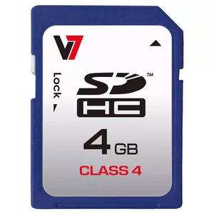 V7 VASDH4GCL4R-2E карта памяти 4 GB SDHC Класс 4