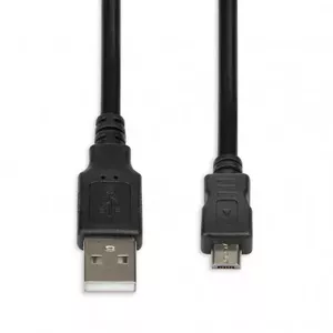 iBox IKU2M18 USB kabelis 1,8 m USB 2.0 USB A Micro-USB B Melns